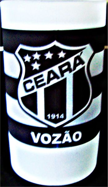 Caneca de Chopp 500ml do Ceará em vidro jateado