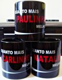 Caneca Personalizada toda preta estilo Coca Cola Zero