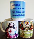 Canecas de Porcelana com Artes Religiosas