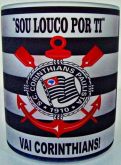 Caneca Personalizada do Corinthians em vidro jateado