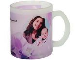 Caneca de Vidro Jateado com Foto