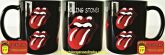 Caneca toda preta Personalizada com arte dos Rolling Stones