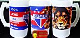 Caneca Chopp 500ml do Fortaleza em vidro jateado