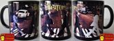 Caneca Personalizada The Beatles toda preta